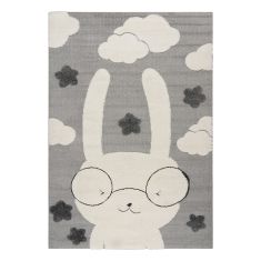 Beauty Home Χαλί Loop Art 9557 133x190 Grey White Γκρι Λευκό       |  Χαλιά Παιδικά στο espiti