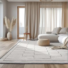 Beauty Home Χαλί Cozy Art 9636 200x290 Εκρού       |  Χαλιά Σαλονιού  στο espiti