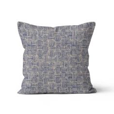 Beauty Home ΜΑΞΙΛΑΡΟΘΗΚΗ ΜΠΛΕ ΚΑΡΩ ΓΡΑΜΜΕΣ   45 x 45 cm   ΘΗΚΗ |  Μαξιλάρια διακοσμητικά στο espiti