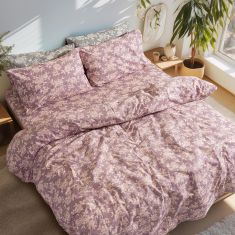 Beauty Home Σετ σεντόνια φανελένια υπέρδιπλα με λάστιχο Muscat Art 12635 170x200+32 Σάπιο Μήλο       |  Σεντόνια Υπέρδιπλα / King Size στο espiti