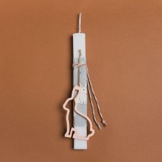 Beauty Home ΛΑΜΠΑΔΑ 33cm ΞΥΛΙΝΟ ΠΕΡΙΓΡΑΜΜΑ ΛΑΓΟΣ ΣΟΜΟΝ ΣΕ ΣΥΣΚΕΥΑΣΙΑ ΔΩΡΟΥ       |  Διακοσμητκά στο espiti