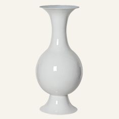 Beauty Home Μεταλλικό Βάζο Λευκό 25 x 56 cm       |  Βάζα στο espiti