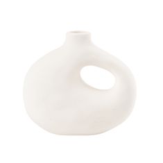 Beauty Home Βάζο Γκρέις Λευκό 13 x 14 CM       |  Βάζα στο espiti