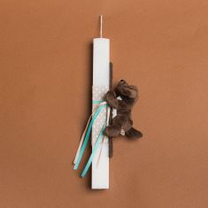 Beauty Home ΛΑΜΠΑΔΑ 33cm ΒΡΑΧΙΟΛΙ ΛΟΥΤΡΙΝΟ ΣΚΥΛΑΚΙ ΣΕ ΣΥΣΚΕΥΑΣΙΑ ΔΩΡΟΥ       |  Διακοσμητκά στο espiti