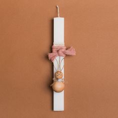 Beauty Home ΛΑΜΠΑΔΑ 33cm ΣΑΠΙΟ ΜΗΛΟ ΚΟΡΔΟΝΙ ΞΥΛΙΝΟΣ ΛΑΓΟΣ ΜΠΑΛΑ ΣΕ ΣΥΣΚΕΥΑΣΙΑ ΔΩΡΟΥ       |  Διακοσμητκά στο espiti