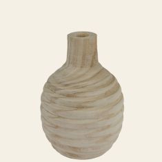 Beauty Home Ξύλινο Βάζο 18 x 26 cm       |  Διακοσμητκά στο espiti