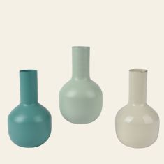 Beauty Home Βάζο Μεταλλικό 10 x 19 cm  ΜΕΝΤΑ     |  Βάζα στο espiti