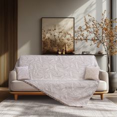 Beauty Home Ριχτάρι Τριθέσιο Art 8700 180x290 Άμμου       |  Ριχτάρια στο espiti
