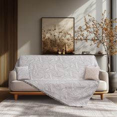 Beauty Home Ριχτάρι Μονοθέσιο Art 8702 180x170 Εκρού       |  Ριχτάρια στο espiti