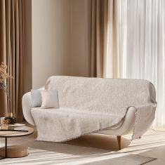 Beauty Home Σετ ριχτάρι 2τμχ Art 8707 (180x240+180x290) Εκρού       |  Ριχτάρια στο espiti