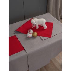 Τραπεζοκαρέ Christmas Collection 85x85 CD01 GREY Palamaiki |  Τραβέρσες  στο espiti