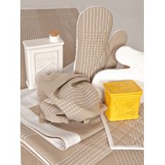 Σετ 4 Πετσέτες Φαγητού Festosi 45x50 KP-372 LINEN/WHITE Palamaiki |  Πετσέτες Κουζίνας στο espiti