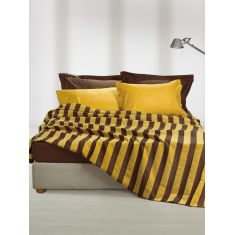 Κουβέρτα Classico Covers 240x270 HUELVA YELLOW Palamaiki |  Κουβέρτες Βελουτέ Υπέρδιπλες στο espiti