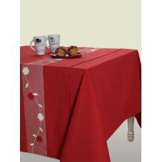 Σετ 4 Πετσέτες Φαγητού Festosi 45x50 SS-85 RUBY/NATURAL Palamaiki |  Πετσέτες Κουζίνας στο espiti