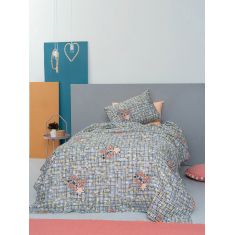 Σετ Παπλωματοθηκη Μονή Φωσφοριζέ 170x250 CLUSTER GREY Palamaiki |  Παπλωματοθήκες Παιδικές στο espiti