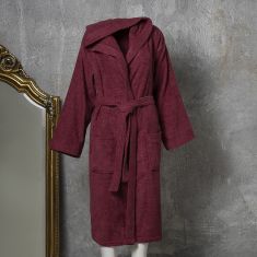 ΜΠΟΥΡΝΟΥΖΙ ΕΝΗΛΙΚΩΝ LIBERTY BORDEAUX XLARGE XL MELINEN |  Μπουρνούζια στο espiti
