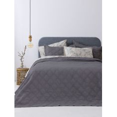 Σετ Κουβερλί ημίδιπλο 180x240 IFIGENEIA GREY Palamaiki |  Κουβερλί Μονά στο espiti