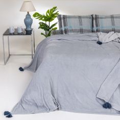 ΚΟΥΒΕΡΤΑ FLANNEL ΥΠΕΡΔΙΠΛΗ BERLIN LIGHT GREY ΥΠΕΡΔΙΠΛΗ 220Χ240 MELINEN |  Κουβέρτες fleece Υπέρδιπλες στο espiti