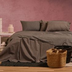 ΣΕΤ ΣΕΝΤΟΝΙΑ KING SIZE (Λ) BLAZE BROWN ULTRA LINE ΣΕΤ KING SIZE (Λ) 260Χ270 MELINEN |  Σεντόνια Υπέρδιπλα / King Size στο espiti