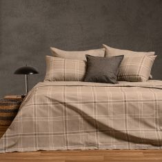 ΣΕΤ ΣΕΝΤΟΝΙΑ KING SIZE (Λ) ODIN BEIGE CASUAL LINE ΣΕΤ KING SIZE (Λ) 260Χ270 MELINEN |  Σεντόνια Υπέρδιπλα / King Size στο espiti