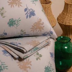 ΣΕΤ ΚΑΤΩΣΕΝΤΟΝΟ ELROD BLUE (2 ΤΕΜ.) ΜΟΝΟ (Λ) ΚΑΙ ΜΑΞΙΛΑΡΟΘΗΚΗ CASUAL LINE MINI ΚΑΤΩΣΕΝΤΟΝΟ ΜΟΝΟ (Λ) 100Χ200+32cm + 50X70cm MELINEN |  Σεντόνια Υπέρδιπλα / King Size στο espiti