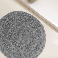 ΠΑΤΑΚΙ ΜΠΑΝΙΟΥ MAGGIE LIGHT GREY Φ 60 MELINEN |  Πατάκια Μπάνιου στο espiti