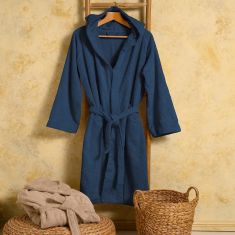 ΜΠΟΥΡΝΟΥΖΙ ΕΝΗΛΙΚΩΝ BLOOM NAVY BLUE SMALL S MELINEN |  Μπουρνούζια στο espiti