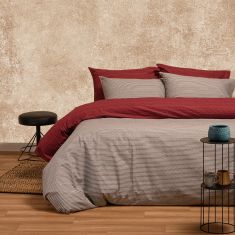 ΣΕΤ ΣΕΝΤΟΝΙΑ KING SIZE FAKIR GREY CASUAL LINE (260X270) ΣΕΤ KING SIZE 260Χ270 MELINEN |  Σεντόνια Υπέρδιπλα / King Size στο espiti
