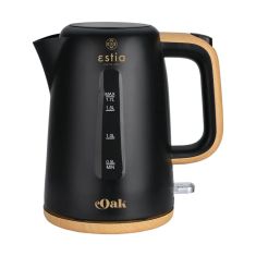 ESTIA ΒΡΑΣΤΗΡΑΣ OAK ΠΛΑΣΤΙΚΟΣ 2200w 1.7lt ΜΑΥΡΟΣ - 06-24659 Estia |  Ηλεκτρικές Συσκευές στο espiti