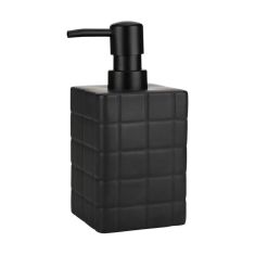 ESTIA ΑΝΤΛΙΑ ΣΑΠΟΥΝΙΟΥ TILES ΚΕΡΑΜΙΚΗ 450ml 7.5x15cm ΜΑΥΡΗ - 02-27698 Estia |  Αξεσουάρ Μπάνιου - διάφορα στο espiti