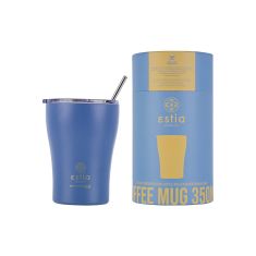 ESTIA ΘΕΡΜΟΣ COFFEE MUG SAVE THE AEGEAN 350ml DENIM BLUE - 01-12182 Estia |  Θερμός & Αξεσουάρ στο espiti