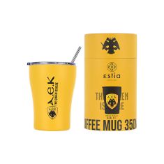 ESTIA ΘΕΡΜΟΣ COFFEE MUG AEK BC EDITION 350ml - 00-13271 Estia |  Θερμός & Αξεσουάρ στο espiti