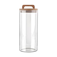 ESTIA ΔΟΧΕΙΟ ΑΠΟΘΗΚΕΥΣΗΣ ALLURE ΓΥΑΛΙΝΟ 1300ml 10x10x22cm - 01-17491 Estia |  Εργαλεία Κουζίνας - Αξεσουάρ στο espiti