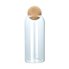 ESTIA ΔΟΧΕΙΟ ΑΠΟΘΗΚΕΥΣΗΣ ΓΥΑΛΙΝΟ 950ml ΜΕ ΚΑΠΑΚΙ ΦΕΛΛΟΥ - 01-19617 Estia |  Εργαλεία Κουζίνας - Αξεσουάρ στο espiti