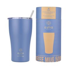 ESTIA ΘΕΡΜΟΣ COFFEE MUG SAVE THE AEGEAN 500ml DENIM BLUE - 01-23188 Estia |  Θερμός & Αξεσουάρ στο espiti