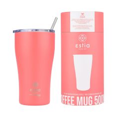 ESTIA ΘΕΡΜΟΣ COFFEE MUG SAVE THE AEGEAN 500ml FUSION CORAL - 01-23164 Estia |  Θερμός & Αξεσουάρ στο espiti