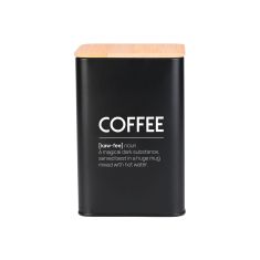 ESTIA ΔΟΧΕΙΟ ΓΙΑ ΚΑΦΕ BAMBOO ESSENTIALS ΜΕΤΑΛΛΙΚΟ 10x13cm ΜΑΥΡΟ - 01-20255 Estia |  Εργαλεία Κουζίνας - Αξεσουάρ στο espiti