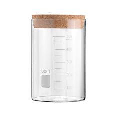 ESTIA ΔΟΧΕΙΟ ΑΠΟΘΗΚΕΥΣΗΣ ΓΥΑΛΙΝΟ 500ml ΜΕ ΚΑΠΑΚΙ ΦΕΛΛΟΥ - 01-25076 Estia |  Εργαλεία Κουζίνας - Αξεσουάρ στο espiti