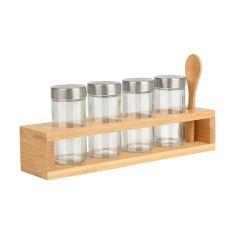 ESTIA ΔΟΧΕΙΑ ΜΠΑΧΑΡΙΚΩΝ BAMBOO ESSENTIALS ΓΥΑΛΙΝΑ ΣΕΤ 6 ΤΕΜ ΜΕ ΜΕΤΑΛΛΙΚΟ ΚΑΠΑΚΙ & ΒΑΣΗ BAMBOO ΜΕ ΚΟΥ - 01-28763 Estia |  Εργαλεία Κουζίνας - Αξεσουάρ στο espiti