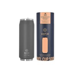 ESTIA ΘΕΡΜΟΣ TRAVEL CUP SAVE THE AEGEAN 500ml FJORD GREY - 01-9441 Estia |  Θερμός & Αξεσουάρ στο espiti