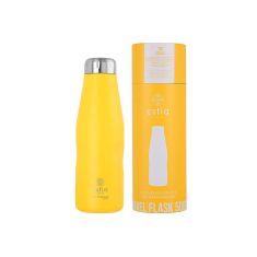 ESTIA ΘΕΡΜΟΣ TRAVEL FLASK SAVE THE AEGEAN 500ml PINEAPPLE YELLOW - 01-9007 Estia |  Θερμός & Αξεσουάρ στο espiti