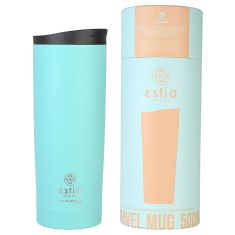 ESTIA ΘΕΡΜΟΣ TRAVEL MUG SAVE THE AEGEAN 500ml BERMUDA GREEN - 01-20330 Estia |  Θερμός & Αξεσουάρ στο espiti