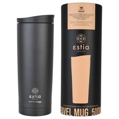 ESTIA ΘΕΡΜΟΣ TRAVEL MUG SAVE THE AEGEAN 500ml MIDNIGHT BLACK - 01-20316 Estia |  Θερμός & Αξεσουάρ στο espiti