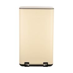 ESTIA ΚΑΔΟΣ ΑΠΟΡΡΙΜΑΤΩΝ CUBIC SOFT CLOSE 30lt IVORY - 01-21009 Estia |  Κάδοι Απορριμμάτων στο espiti