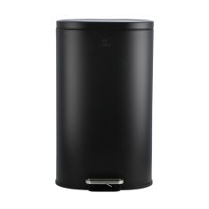 ESTIA ΚΑΔΟΣ ΑΠΟΡΡΙΜΑΤΩΝ OVOID SOFT CLOSE 30lt ΜΑΥΡΟΣ - 02-21474 Estia |  Κάδοι Απορριμμάτων στο espiti