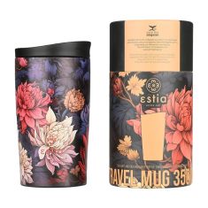 ESTIA ΘΕΡΜΟΣ TRAVEL MUG SAVE THE AEGEAN 350ml MIDNIGHT BLOSSOM - 01-25595 Estia |  Θερμός & Αξεσουάρ στο espiti