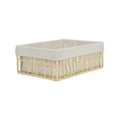 ESTIA ΚΑΛΑΘΙ ΑΠΟΘΗΚΕΥΣΗΣ & ΟΡΓΑΝΩΣΗΣ NEST 32×24×12cm ΜΠΕΖ - 02-28015 Estia |  Αξεσουάρ Μπάνιου - διάφορα στο espiti