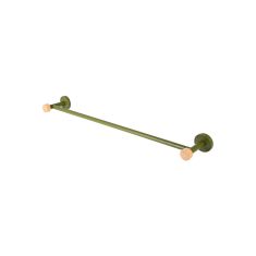 ESTIA ΠΕΤΣΕΤΟΘΗΚΗ ΕΠΙΤΟΙΧΙΑ OLIVE SERIES  ΜΟΝΗ ΜΕΤΑΛΛΙΚΗ/BAMBOO 9x65.4x5.2 ΛΑΔΙ - 02-14810 Estia |  Αξεσουάρ Μπάνιου - διάφορα στο espiti