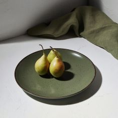 ESTIA ΠΙΑΤΟ ΡΗΧΟ TERRA ΠΟΡΣΕΛΑΝΙΝΟ 21cm GREEN - 07-15534 Estia |  Πιάτα-Μπωλ στο espiti