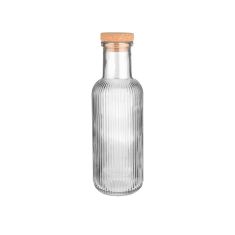 ESTIA ΜΠΟΥΚΑΛΙ ΓΥΑΛΙΝΟ 1000ml ΑΝΑΓΛΥΦΟ ΜΕ ΦΕΛΛΟ ΓΚΡΙ - 00-21870 Estia |  Εργαλεία Κουζίνας - Αξεσουάρ στο espiti